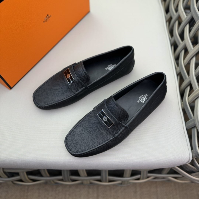 H**mes leather shoes
